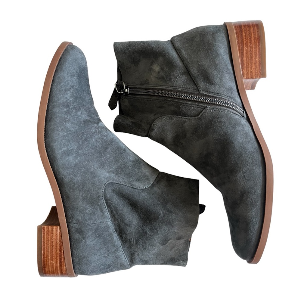 Caslon Susana Womens Suede Ankle Boots Size 6M Gray